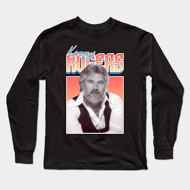 Kenny Rogers Long Sleeve T-Shirt by Olivia alves